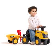 Falk Odstrkovadlo - traktor JCB s přívěsem a příslušenstvím 2