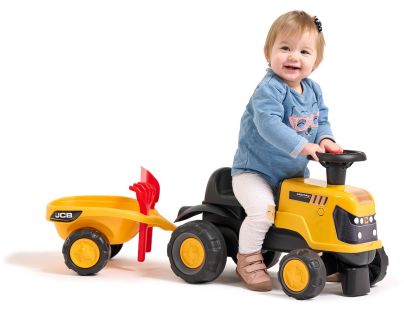 Falk Odstrkovadlo - traktor JCB s přívěsem a příslušenstvím