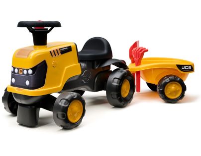 Falk Odstrkovadlo - traktor JCB s přívěsem a příslušenstvím