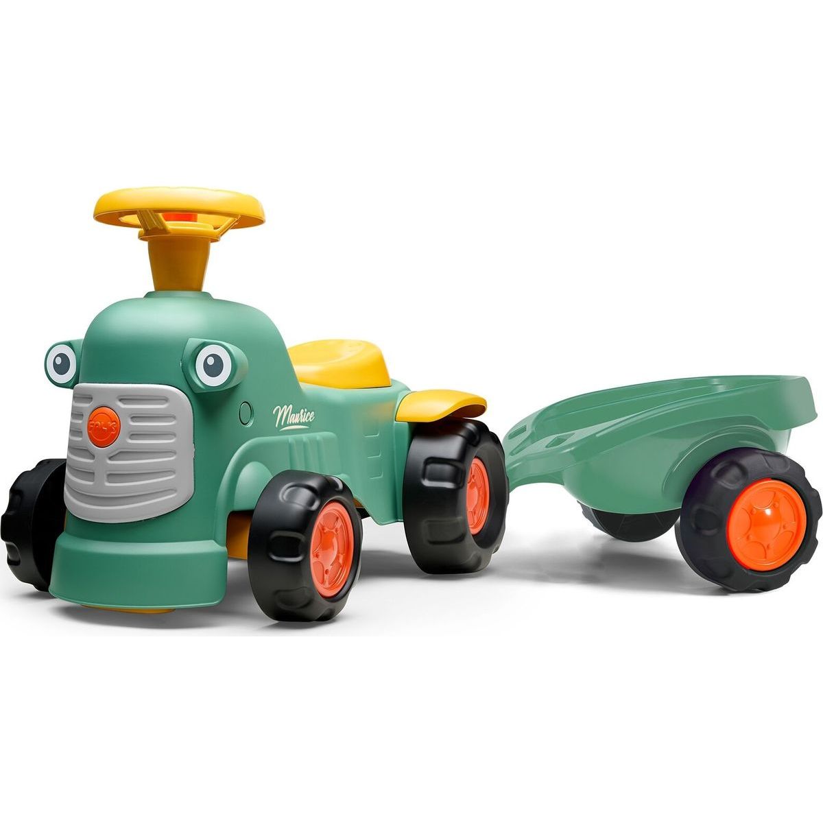 Falk Odstrkovadlo – traktor Maurice zelený s valníkem