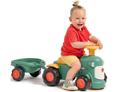 Falk Odstrkovadlo Traktor Maurice zelený s valníkem