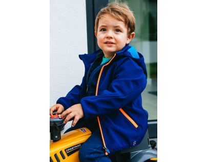 Falk Odstrkovadlo traktor JCB žluté s volantem a valníkem - Poškozený obal