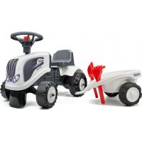 Falk Odstrkovadlo traktor Valtra bílé s volantem a valníkem Falk Odstrkovadlo traktor Valtra bílé s volantem a valníkem