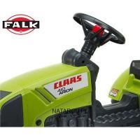 Falk Traktor Claas Arion 410 s valníkem zelený 3