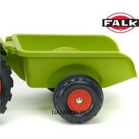 Falk Traktor Claas Arion 410 s valníkem zelený 5