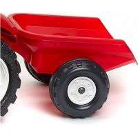 Falk Traktor šlapací Garden Master s valníkem červený 2