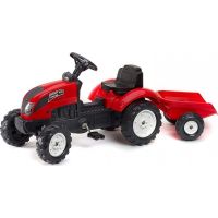 Falk Traktor šlapací Garden Master s valníkem červený Falk Traktor šlapací Garden Master s valníkem červený