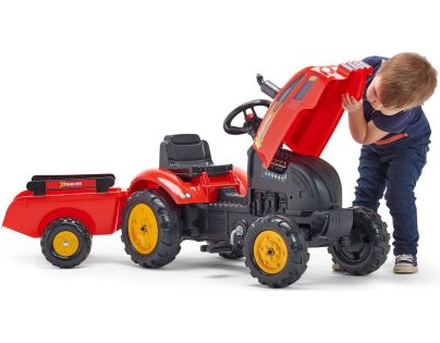 Falk Traktor šlapací Xtractor červený - Poškozený obal