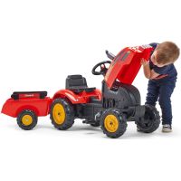 Falk Traktor šlapací Xtractor červený - Poškozený obal 2