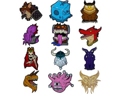 Fanatik Dungeons & Dragons Pin Mystery 50. výročí