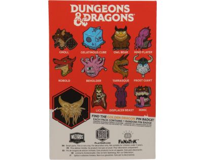 Fanatik Dungeons & Dragons Pin Mystery 50. výročí
