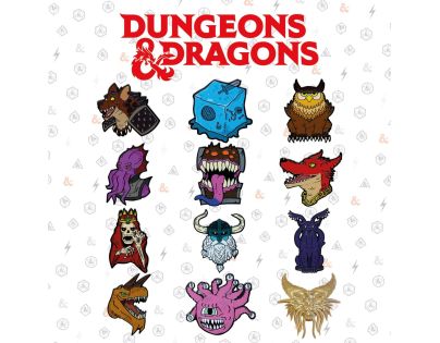 Fanatik Dungeons & Dragons Pin Mystery 50. výročí