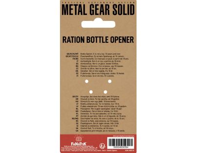 Fanatik Metal Gear Solid Ration otvírák