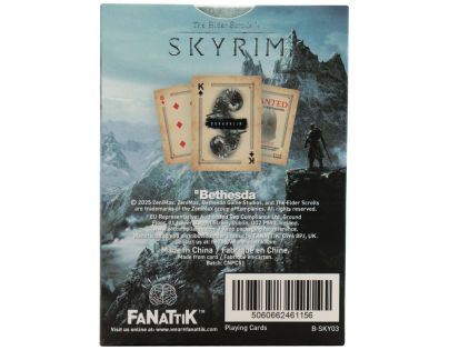 Fanatik The Elder Scrolls Skyrim Hrací karty