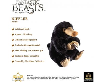 Noble Collection Fantastická zvířata plyšák Hrabák 25 cm