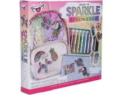 Fashion Angels Ozdoby na batůžek Sada se třpytkami