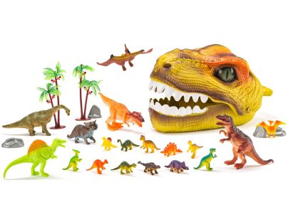 FAUNICA Dinosauří hlava s figurkami DINO