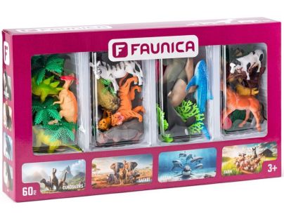 Faunica Planeta zvířat figurky – sada 4 světů
