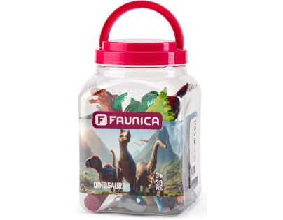 Faunica Zvířátka figurky sada v MEGA tubě - Dinosauři