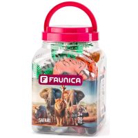 Faunica Zvířátka figurky sada v MEGA tubě - Safari 6