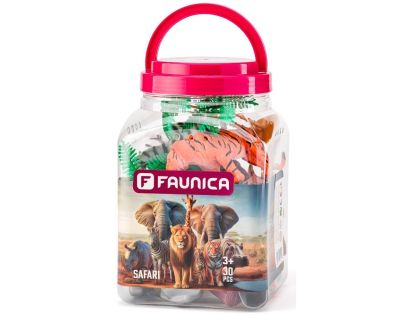 Faunica Zvířátka figurky sada v MEGA tubě - Safari