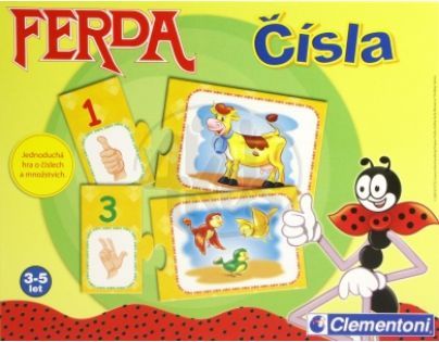 Ferda Čísla - naučná hra Clementoni - Poškozený obal