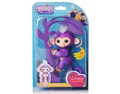 Fingerlings Opička Mia fialová