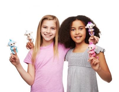 Fingerlings Opička třpytivá Sugar bílá