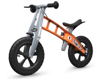 First Bike Odrážedlo Cross orange s brzdou