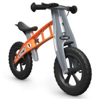 First Bike Odrážedlo Cross orange s brzdou 2