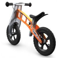 First Bike Odrážedlo Cross orange s brzdou 3