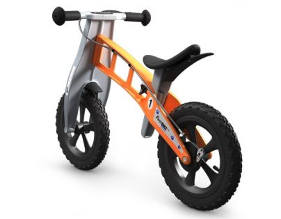 First Bike Odrážedlo Cross orange s brzdou