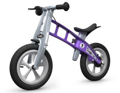 First Bike Odrážedlo Street violet s brzdou