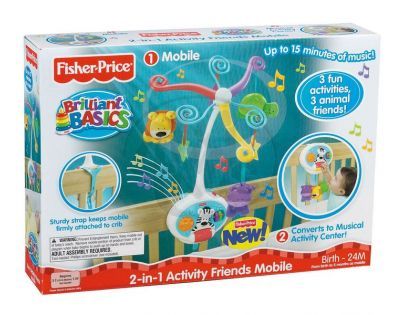 Fisher Price V4436 - Aktivní kolotoč se zvířátky 2 v 1