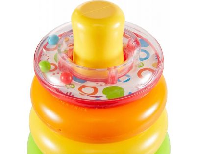 Fisher Price Barevné kroužky na tyči 21 cm