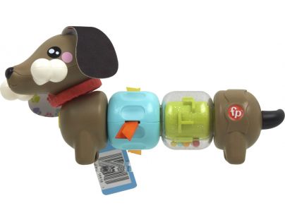 Fisher Price Chrastící a klapající jezevčík