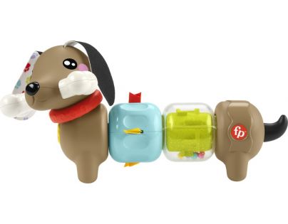 Fisher Price Chrastící a klapající jezevčík