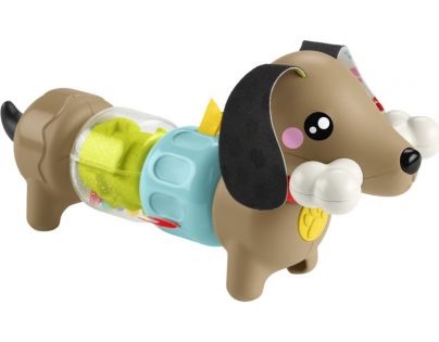 Fisher Price Chrastící a klapající jezevčík