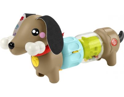 Fisher Price Chrastící a klapající jezevčík