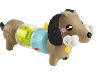 Fisher Price Chrastící a klapající jezevčík