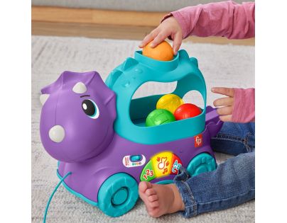 Fisher Price Hrající Dino s vyskakujícími míčky