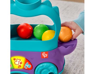 Fisher Price Hrající Dino s vyskakujícími míčky