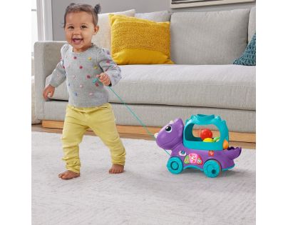 Fisher Price Hrající Dino s vyskakujícími míčky