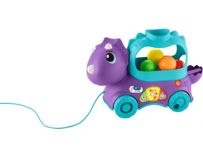 Fisher Price Hrající Dino s vyskakujícími míčky