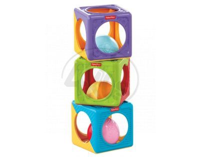 Fisher Price   Y6977 - Hudební skládací kostky