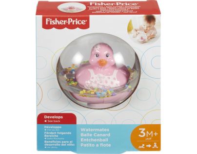 Fisher Price kachnička v kouli DVH21 Růžová