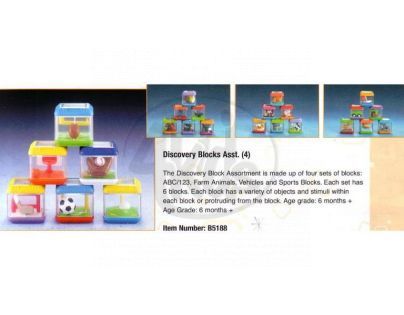 Fisher Price Kostky s překvapením Mattel B5188
