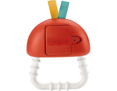 Fisher Price Kousátko a chrastítko muchomůrka