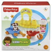 Fisher Price Y8203 - Little People tříkolka s vozíkem 4