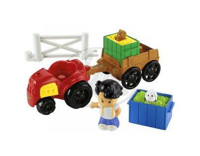 Fisher Price Y8202 - Little People traktor s přívěsem